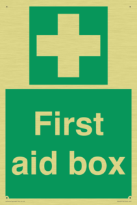 first aid box